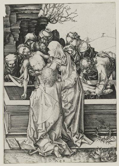 The Entombment by Martin Schongauer